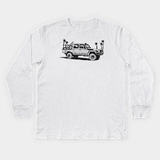 Toyota landcruser Kids Long Sleeve T-Shirt